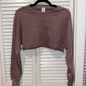 Aritzia cropped long sleeve